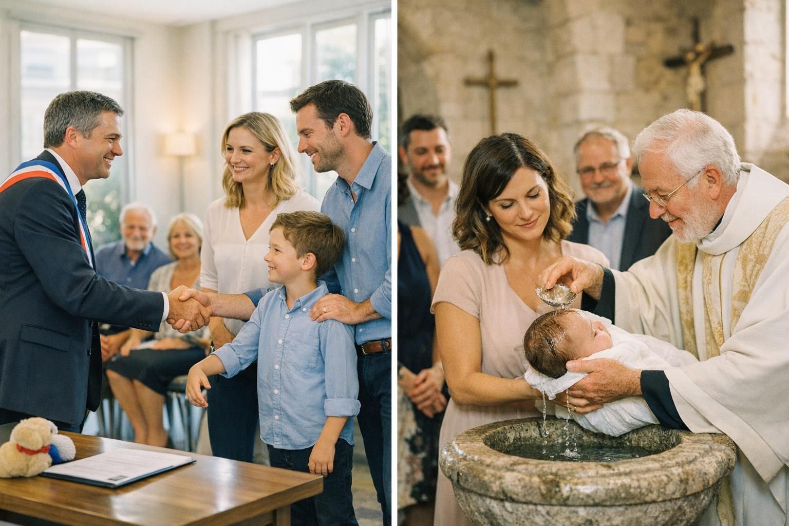 découvrez les différences entre le baptême civil et le baptême religieux, leurs significations, leurs pratiques et leurs implications pour votre famille.